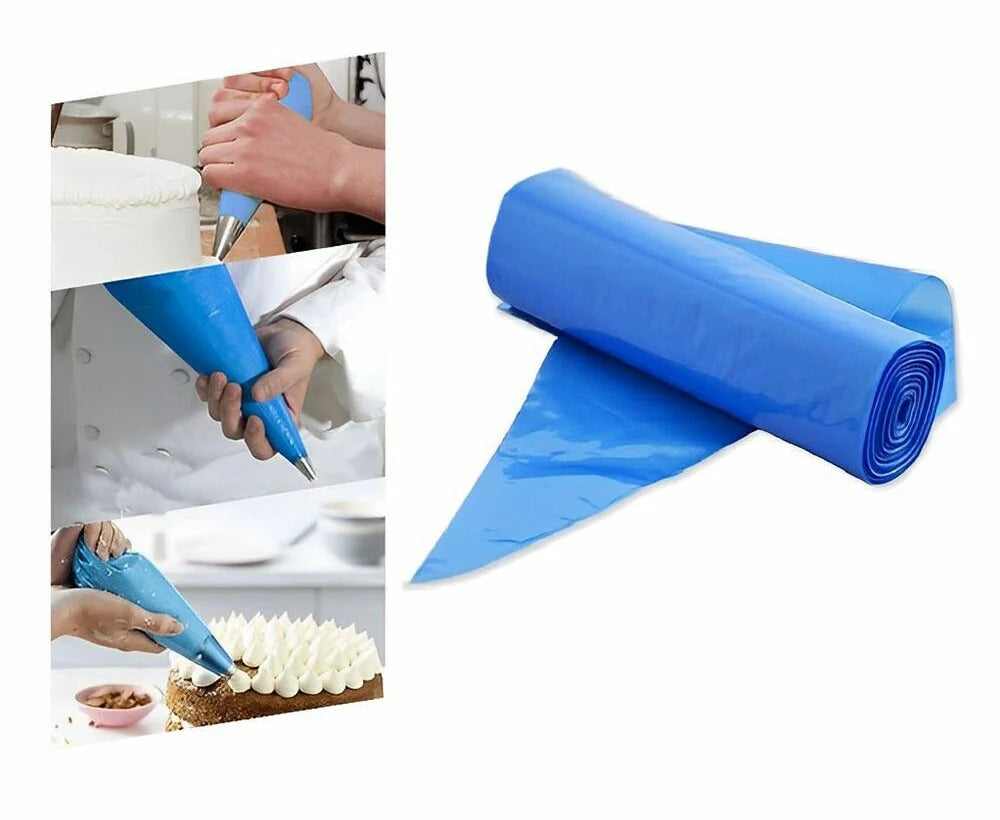 Disposable Piping Bags for Effortless Cake Decorating - 100 bags