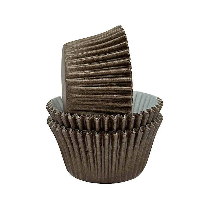 Solid Chocolate Muffin Cases