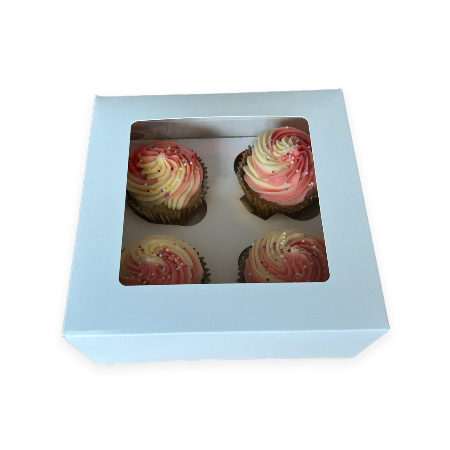 Premium 4 Cupcake Box x 10