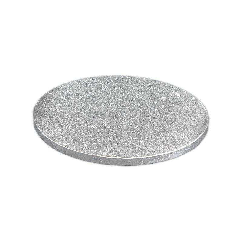 Round 12mm Silver Cake Drums 10"