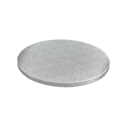 Round 12mm Silver Cake Drums 10"