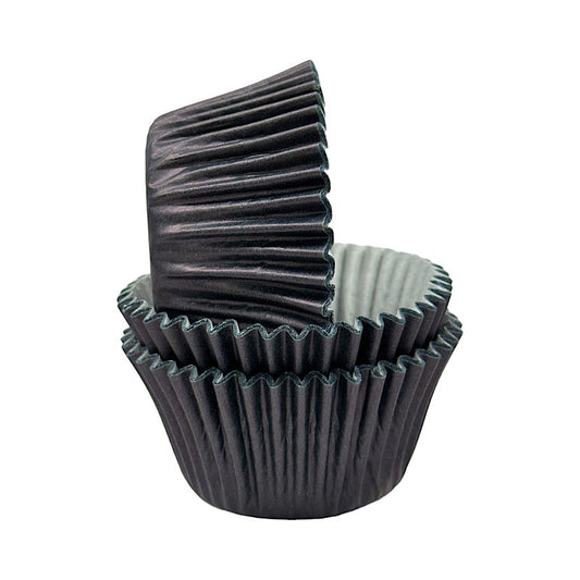 Solid Black Muffin Case