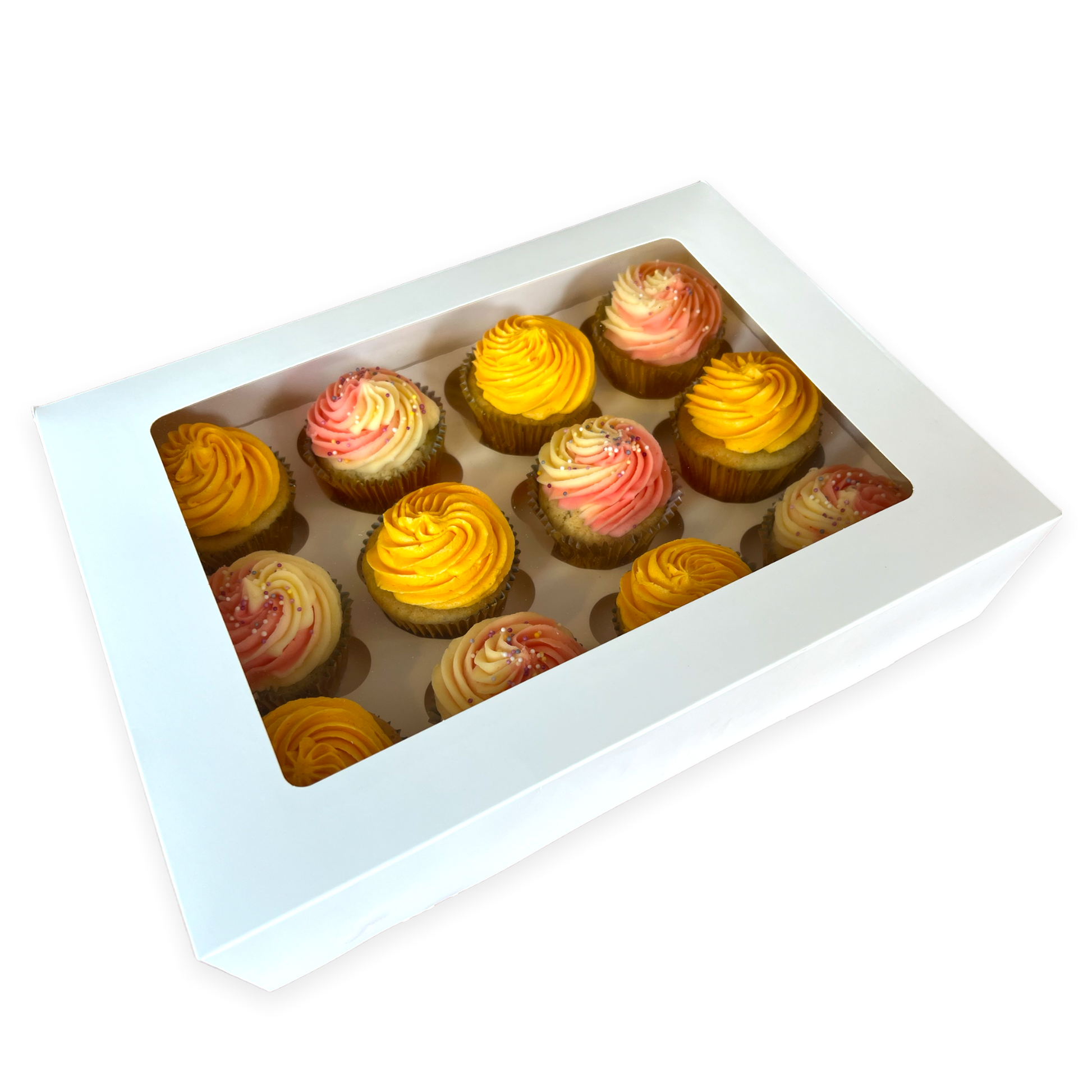 10x Premium 12 Cupcake Box