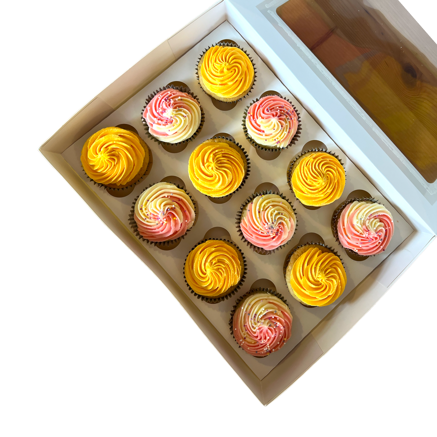 10x Premium 12 Cupcake Box