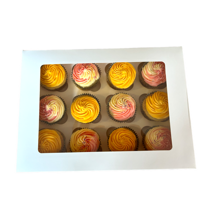 10x Premium 12 Cupcake Box