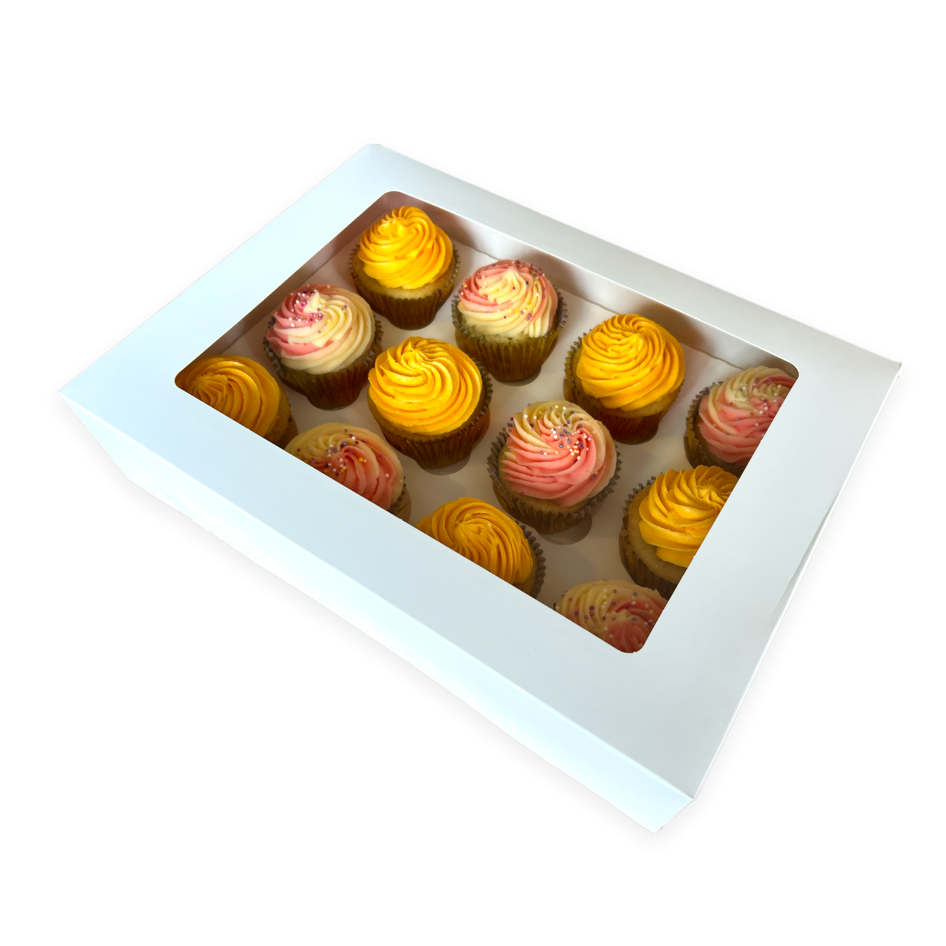 10x Premium 12 Cupcake Box