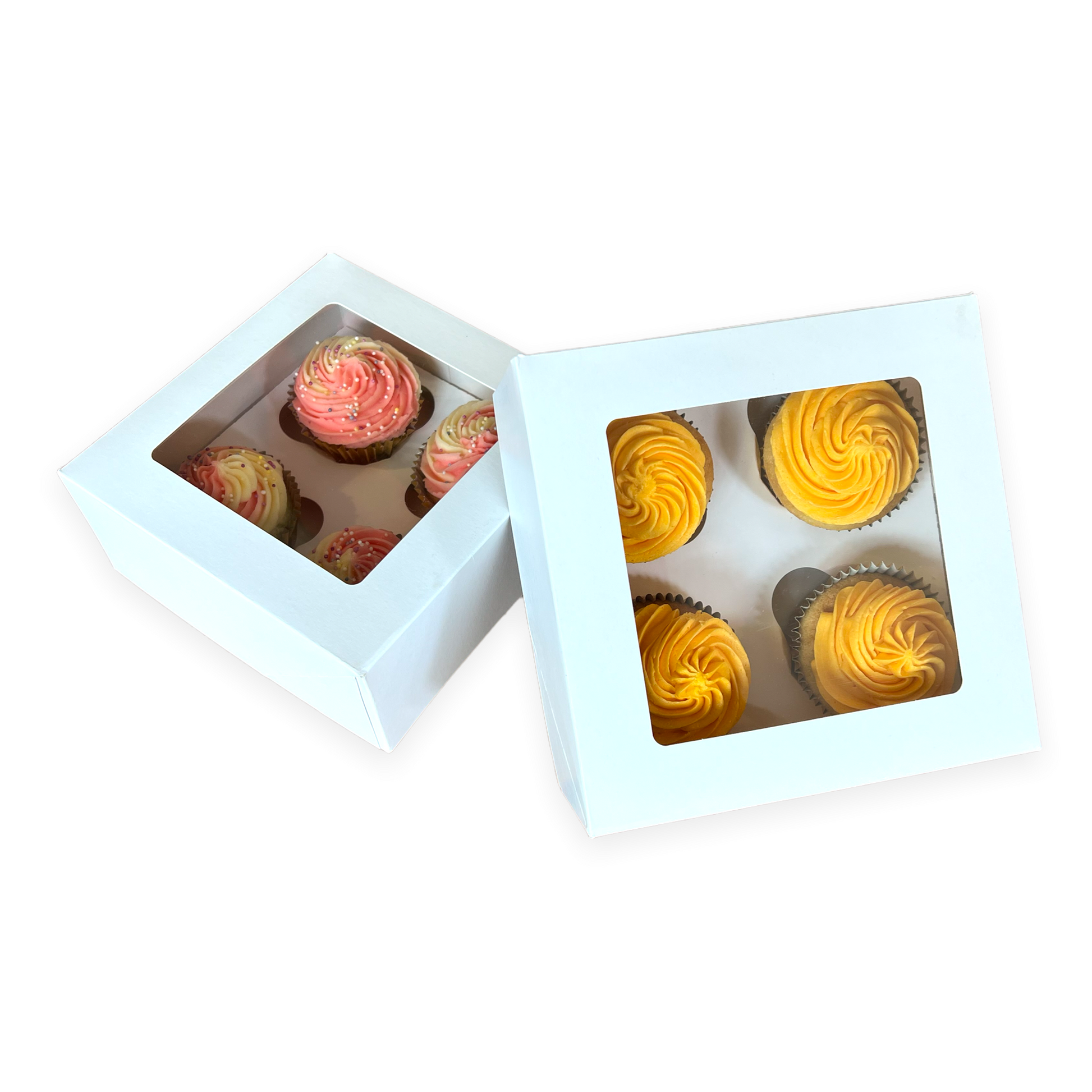 Premium 4 Cupcake Box x 10